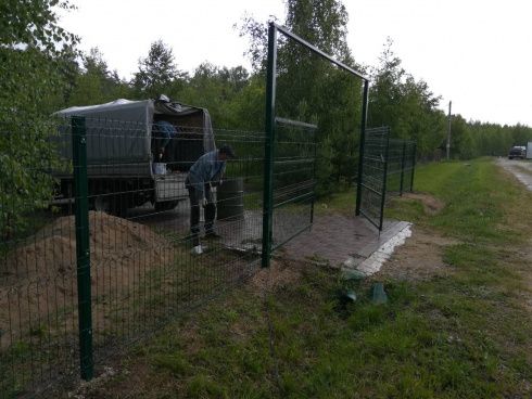 Забор из секций 3D от компании Рязанские заборы